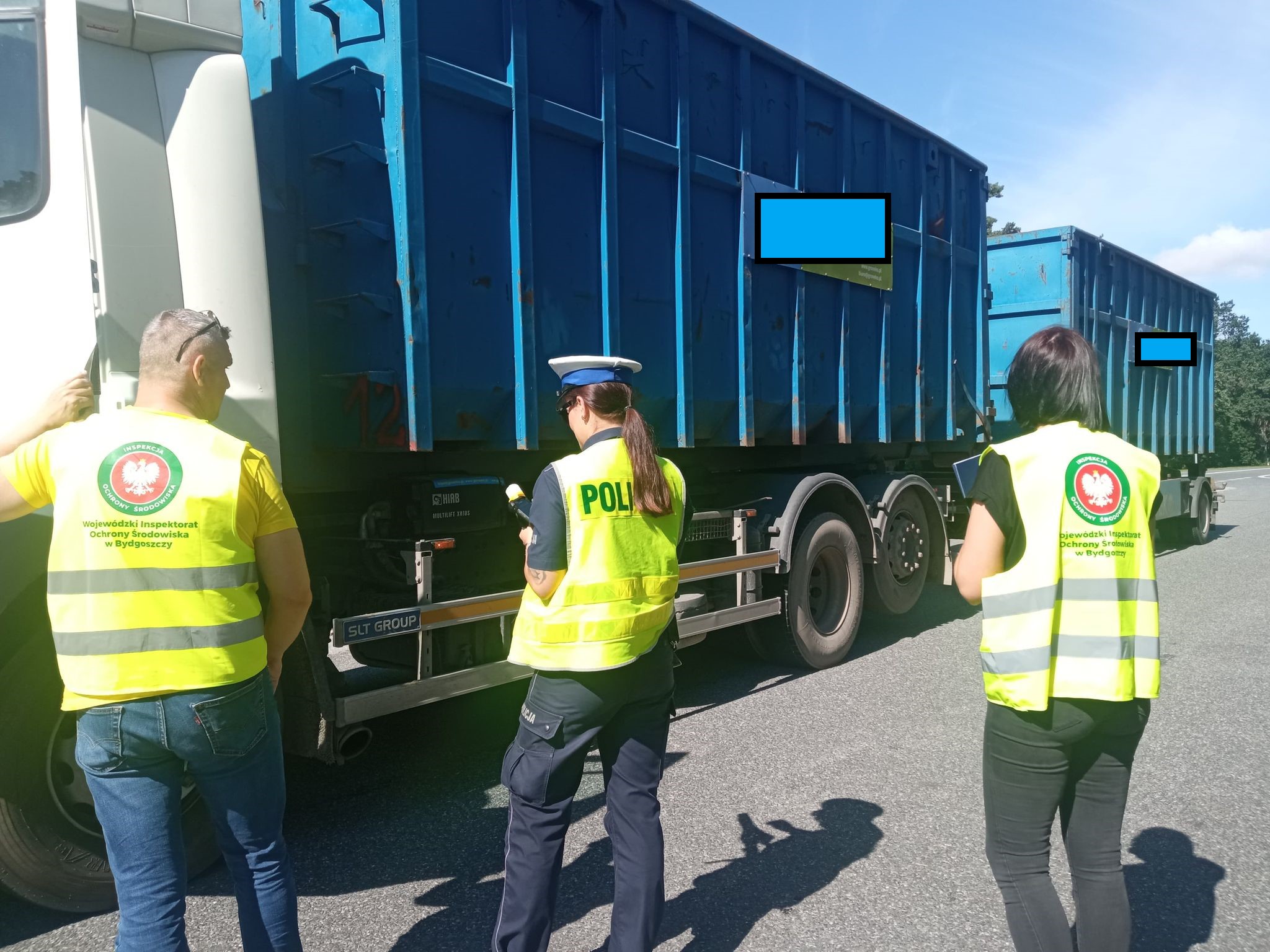 Mobilna akcja kontrolna transportów odpadów