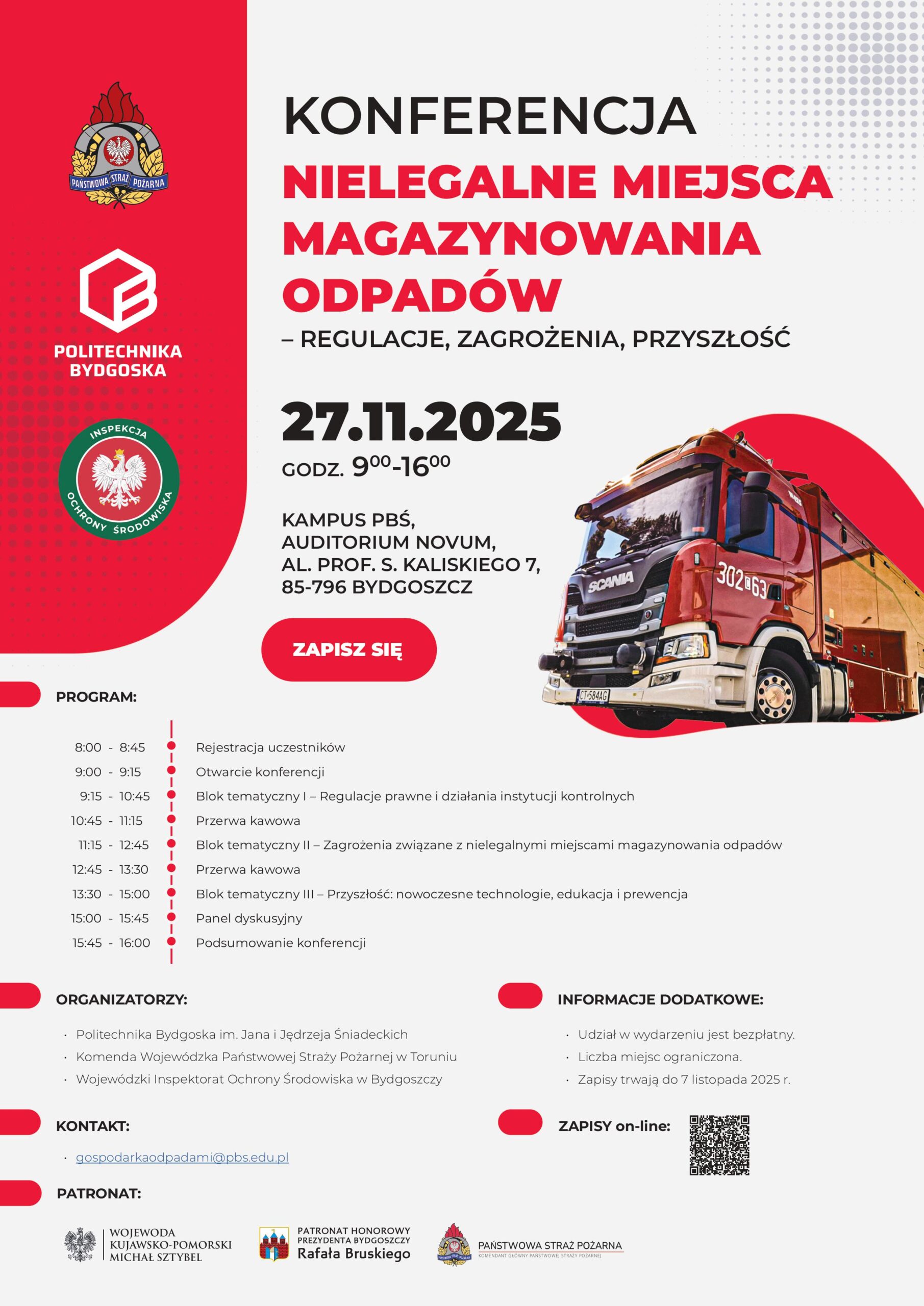 Konferencja „Nielegalne miejsca magazynowania odpadów – regulacje, zagrożenia, przyszłość”